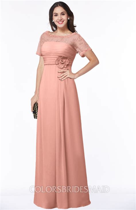 ColsBM Amanda Peach Bridesmaid Dresses - ColorsBridesmaid