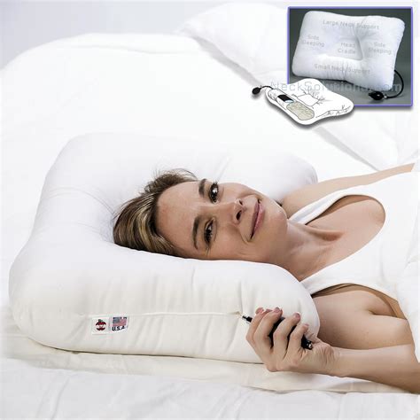 Inflatable Neck Pillow Increases Control Comfort & Relief