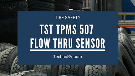 TST 507 Tire Pressure Monitoring System Flow Thru Sensor Info Video - YouTube