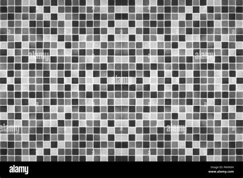 mosaic tile pattern square texture black white Stock Photo - Alamy