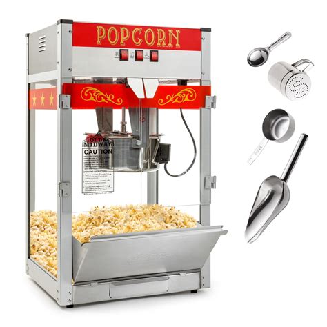 Olde Midway Commercial Popcorn Machine Maker Popper with Large 12-Ounce ...