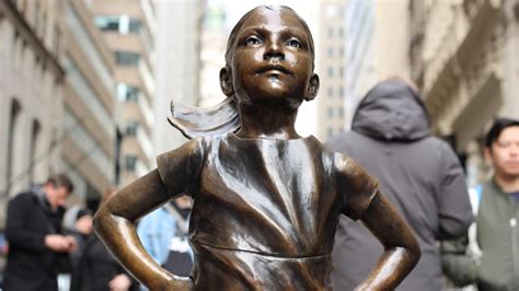 The iconic Fearless Girl statue has a new home at NYSE