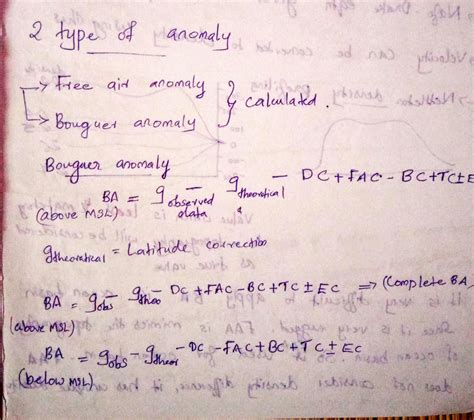 SOLUTION: Bouger anomaly and free air anomaly notes geophysics - Studypool