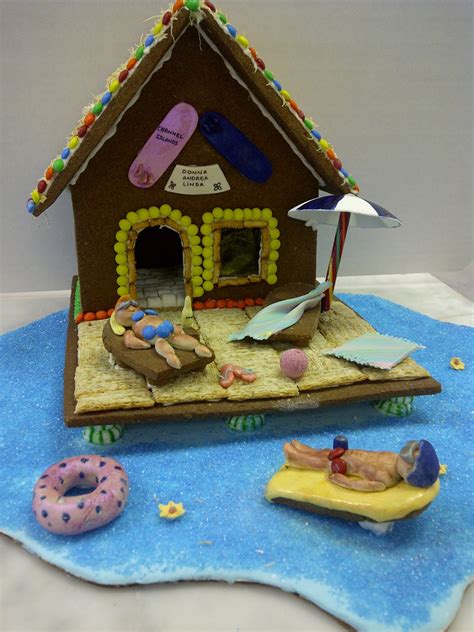 For Bake's Sake: Gingerbread BEACH house!!