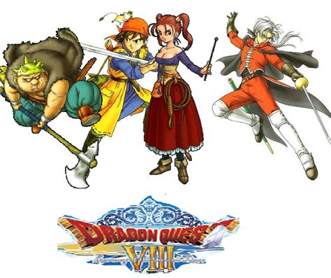 Dragon Quest VIII Characters by CatCamellia on DeviantArt