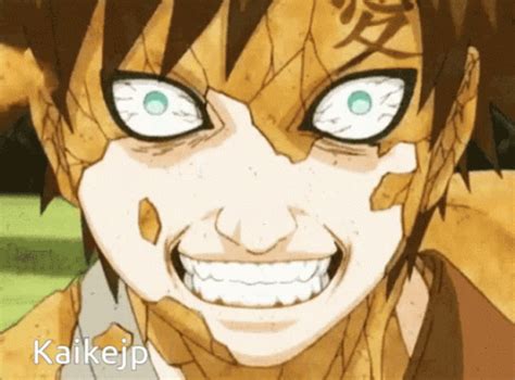 Gaara Creepy Smile GIF - Gaara CreepySmile Smirk - Discover & Share GIFs