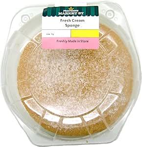 Morrisons Fresh Cream Sponge Cake : Amazon.co.uk: Grocery