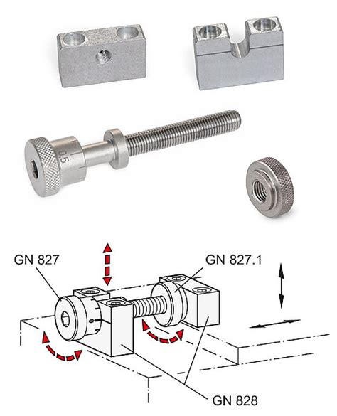 Perfectly positioned with stainless steel adjusting screws