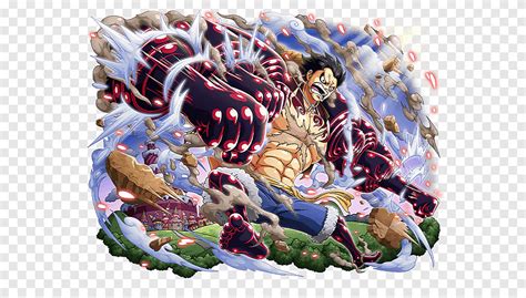 Monkey D Luffy Gear 4 Bound Man, One Piece Monkey D. Luffy gear 4th bounce man, png | PNGEgg