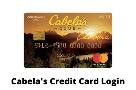 Cabela’s Credit Card Login, Payment, Bonus, And Much More | Credit card, Credit card website ...