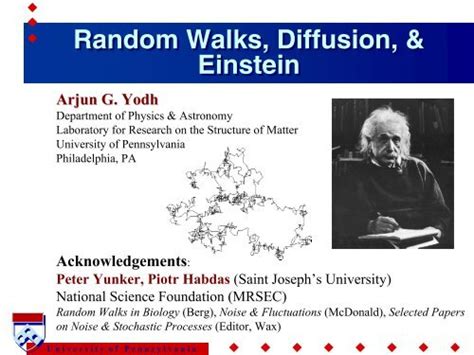 Random Walk - Department of Physics and Astronomy - University of ...