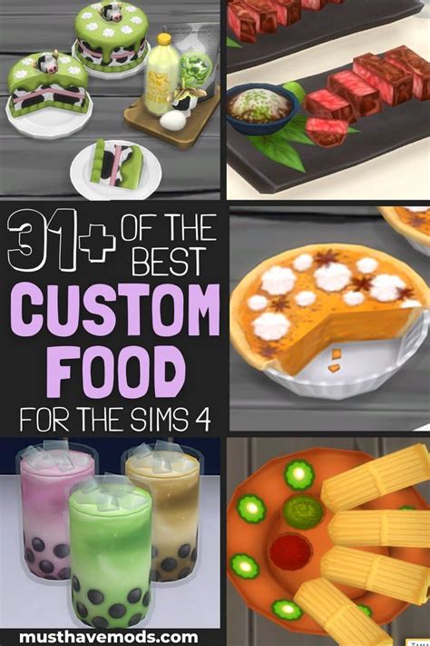 Ultimate List of Sims 4 Custom Food Recipes - The Best Sims 4 Food CC | Sims 4, Sims, Sims 4 kitchen