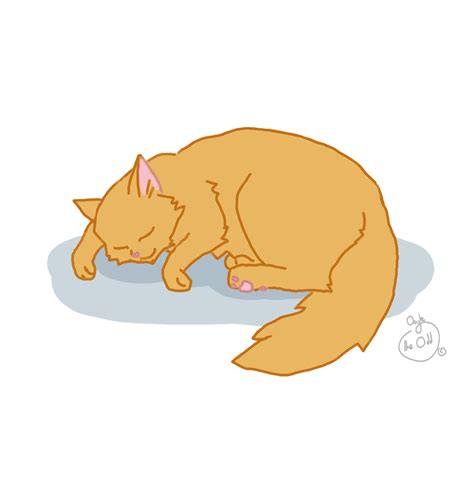 Sleeping Cat Cartoon Gif - Cat Sleeping Gif | Bodegawasues