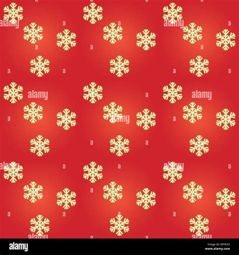 red Christmas background with golden snowflakes Stock Photo - Alamy