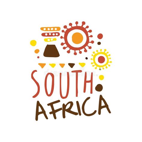 Vector Logo For South Africa Stock Vector - Illustration of south ...