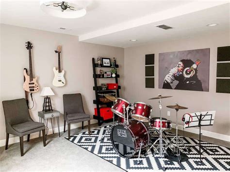 15 Best Music Room Ideas To Design in Your Home | Foyr