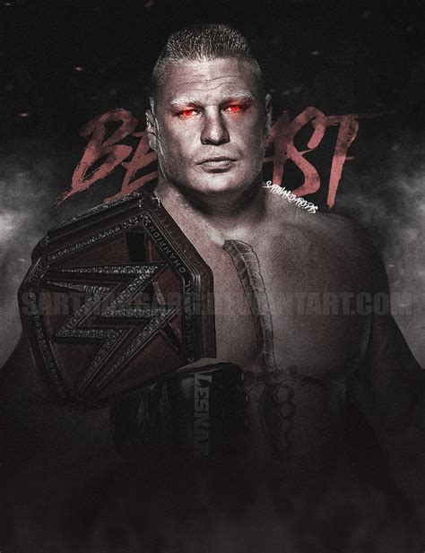 Brock Lesnar Poster by SarthakGarg on DeviantArt