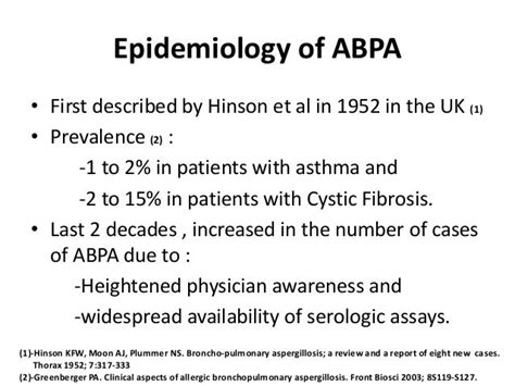 Abpa aspergillosis -asthma day