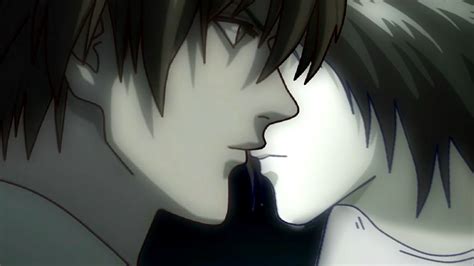 Artistic: Death Note Anime Kiss Scene