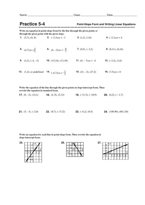 Slope Two Point Formula Worksheet