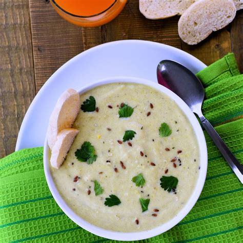 Cream of Celery Soup Vegan Recipe | 24Bite® Recipes