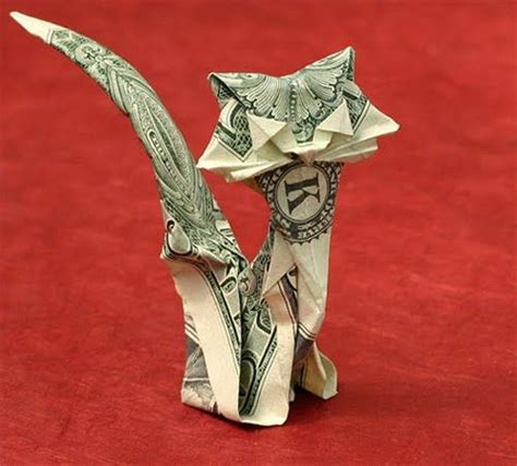 19 Stunning Money Origami | Origami cat, Dollar origami