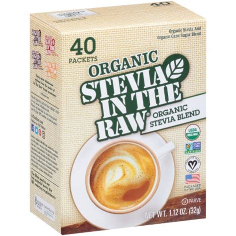 Stevia In The Raw Organic Stevia Blend Packets, 40 ct - Kroger