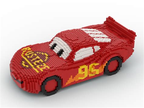 LEGO MOC Lightning McQueen by Ben_Stephenson | Rebrickable - Build with LEGO