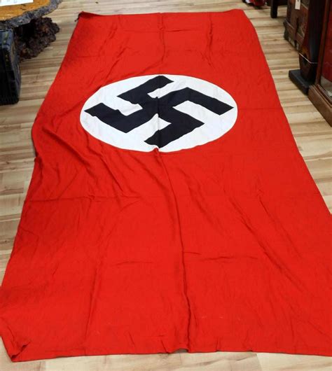 NSDAP FLAG BANNER 4X11 FT | SJS Militaria