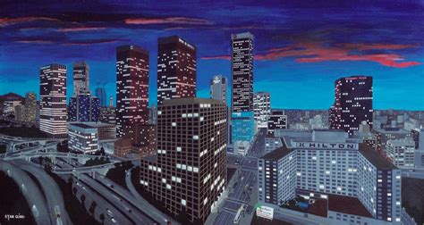 Los Angeles Skyline (night) (1981) | gallery