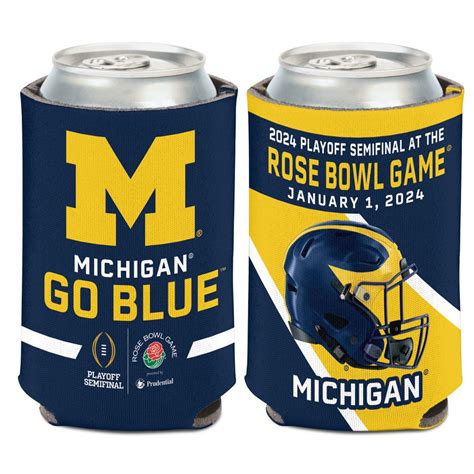 Michigan Wolverines 2024 Rose Bowl Champions Can Cooler | Fan Shop TODAY