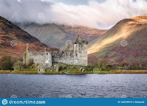 Kilchurn Castle stock image. Image of outdoor, landascape - 163578979