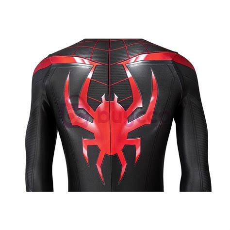 Spider-man Cosplay Suit Miles Morales PS5 Spandex Printed Cosplay Costume