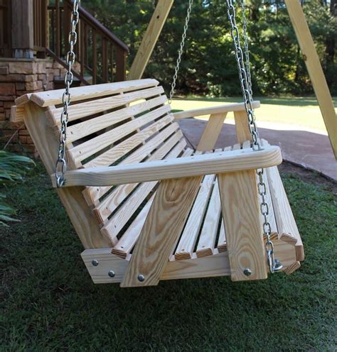 2_porch-swing-made-of-wood | Everything Backyard