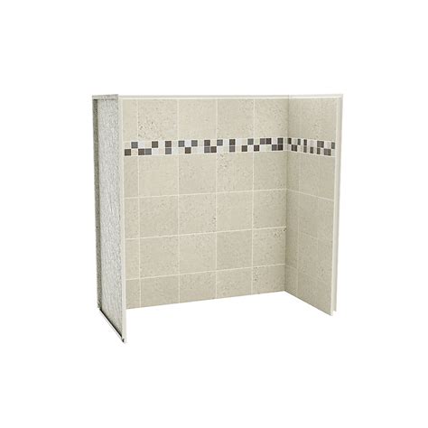 MAAX Utile 30-Inch x 60-Inch Shower Wall Kit in Stone Sahara | The Home Depot Canada