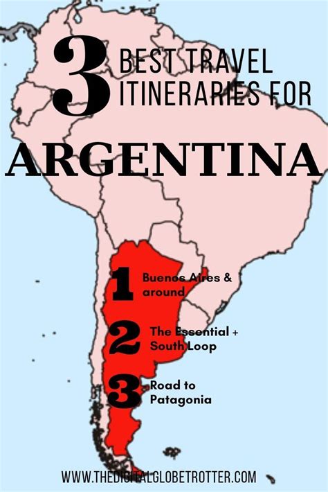 3 Best Argentina Itineraries You Must Do On Your Next Trip | South america travel itinerary ...