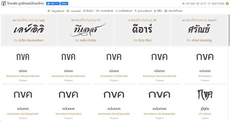 Thai fonts collection - centerslasem