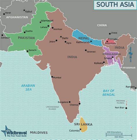 Map of South Asia | Indiana University Libraries