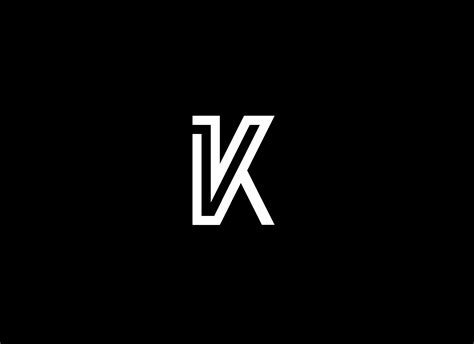 VK Monogram | Initials logo, Geometric logo, Letter k design