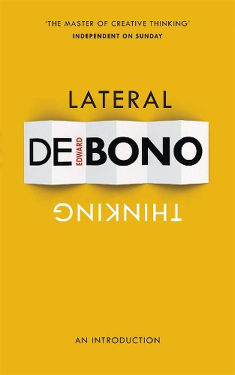 Lateral Thinking by Edward de Bono, Paperback, 9780091955021 | Buy ...