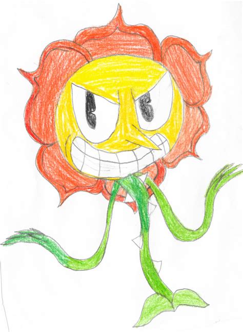 Cuphead - Cagney Carnation by CrystalInfernite21 on DeviantArt