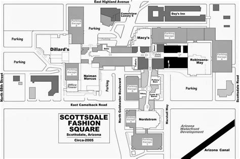 Scottsdale Fashion Square Mall Map - Shane Darlleen