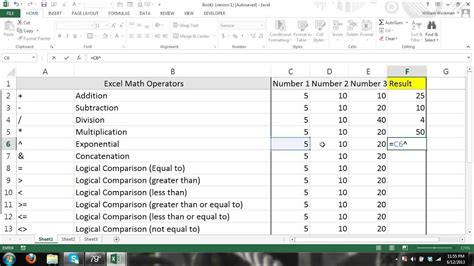 Excel Features And Functions