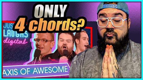 First Time Hearing Axis of Awesome! 4 Chords Reaction! - YouTube