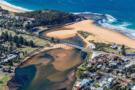 Aerial Stock Image - Narrabeen Lagoon Entrance