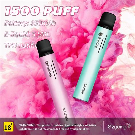 Welcome Free Sample Disposable Vape Pen Ezgoing1500 Puffs Items From ...