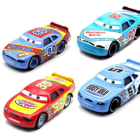 Disney 14 Style Pixar Cars 2 3 Racing NO.80 90 51 35 Diecast Hutodoroki Metal Toy Car For ...