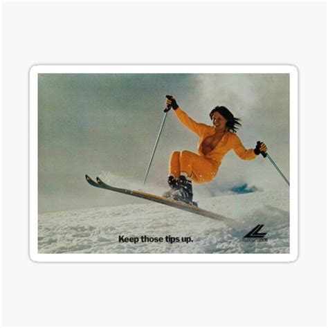 Lange Classic Ski Poster Keep Those Tips Up, 22 X 28 Inches | lupon.gov.ph