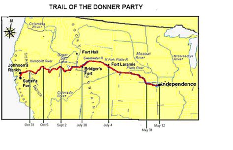 Donner Pass Railway Map