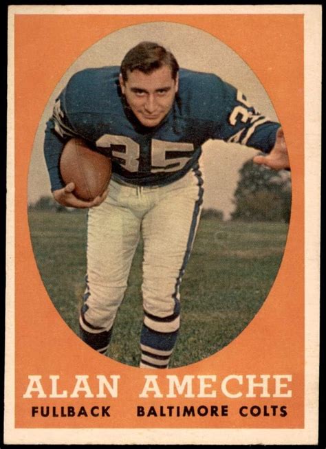 Amazon.com: 1958 Topps # 12 Alan Ameche Baltimore Colts (Football Card ...